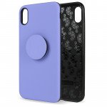 iPhone Xr 6.1in Pop Up Grip Stand Hybrid Case (Purple)